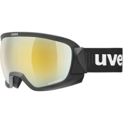 Uvex Sports Uvex CONTEST CV  Unisex-Skibrille Vollrand Monoscheibe Kunststoff-Gestell, Schwarz