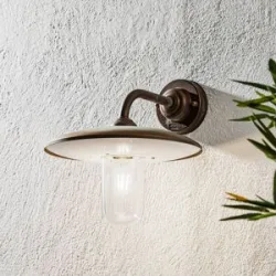 Moretti Luce, Moretti Luce Aussenwandleuchte CASALE, dimmbar, kupfer, Messing, Landhaus / Rustikal