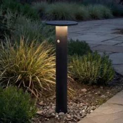 Arcchio LED-Wegeleuchte Tovio, Höhe 81 cm, Sensor, anthrazit Tovio, alu / grau / zink, Aluminium, Modern
