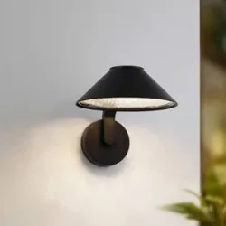 LED Aussenwandleuchte Capelo Lindby, schwarz, Aluminium, Modern, LED Wandleuchte außen