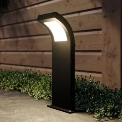 LED Wegeleuchte Advik Arcchio, schwarz, Aluminium, Modern, LED Außenleuchte