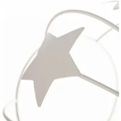 Wandleuchte Stars, sandfarben, Metall, Ø 21 cm, Stecker Stars HELAM, dimmbar, creme / amber, für Wohn- / Esszimmer, Metall, Wandleuchte, Wandlampe Innen