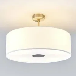 Deckenlampe Gala Quitani, weiß / opal, für Wohn- / Esszimmer, Aluminium, Modern, Deckenlampe