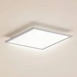 LED Panel Enhife Lindby, weiß / opal, für Arbeitszimmer / Büro, Modern, LED Deckenleuchte
