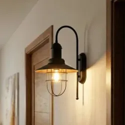 Wandlampe Gadi ROYALTECH, dimmbar, schwarz, für Wohn- / Esszimmer, Metall, Wandleuchte, Wandlampe Innen