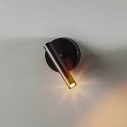 Wandlampe Sopel SIGMA, dimmbar, schwarz, für Wohn- / Esszimmer, Metall, Modern, Wandleuchte, Wandlampe Innen