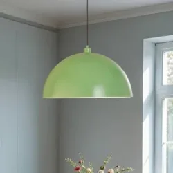 Hängelampe Kure Opviq, dimmbar, grün, für Küche, Metall, Modern, Pendelleuchte