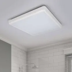 LED Deckenlampe Augustin Arcchio, weiß / opal, für Badezimmer, Kunststoff, Modern, LED Deckenleuchte