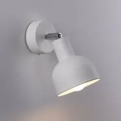 Wandstrahler Elba SOLLUX LIGHTING, dimmbar, weiß / opal, für Flurbereich, Metall, Wandleuchte, Wandlampe Innen