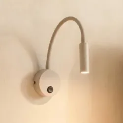 Wandlampe Lagos TK Lighting, dimmbar, creme / amber, für Schlafzimmer, Metall, Wandleuchte, Wandlampe Innen