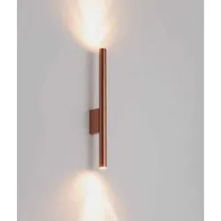 Euluna Wandlampe Laser Nowodvorski Lighting, dimmbar, kupfer, für Wohn- / Esszimmer, Metall, Modern, Wandleuchte, Wandlampe Innen