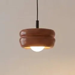 Glas Hängelampe Tina Argon, dimmbar, terracotta, für Wohn- / Esszimmer, Glas, Pendelleuchte