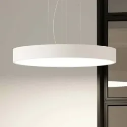 Hängelampe Noabelle Arcchio, dimmbar, weiß / opal, für Küche, Metall, Modern