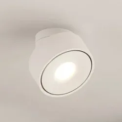 LED Deckenlampe Rotari Arcchio, dimmbar, weiß / opal, für Flurbereich, Aluminium, Modern, LED Deckenleuchte