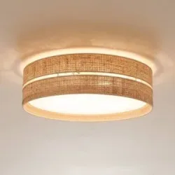 Deckenlampe Calma TK Lighting, dimmbar, creme / amber, für Wohn- / Esszimmer, Deckenlampe