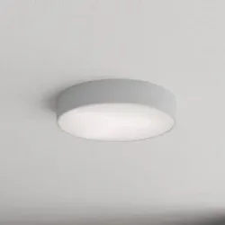 Deckenlampe mit Bewegungsmelder Cleo 400 TEMAR LIGHTING, alu / grau / zink, für Flurbereich, Metall, Modern, Deckenlampe mit Sensor