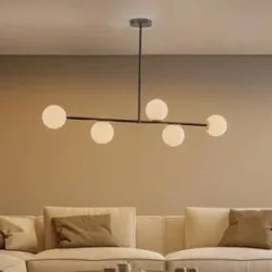 Hängelampe Gama 5 SIGMA, dimmbar, schwarz, für Wohn- / Esszimmer, Metall, Modern, Pendelleuchte