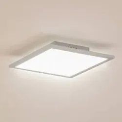 LED Panel Enhife Lindby, weiß / opal, für Arbeitszimmer / Büro, Modern, LED Deckenleuchte