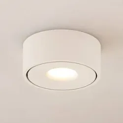 LED Deckenlampe Rotari Arcchio, dimmbar, weiß / opal, für Flurbereich, Aluminium, Modern, LED Deckenleuchte