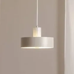 Hängelampe Rif M SIGMA, dimmbar, creme / amber, für Wohn- / Esszimmer, Metall, Modern, Pendelleuchte