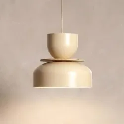 Hängelampe Uto ALDEX, dimmbar, creme / amber, für Wohn- / Esszimmer, Metall, Modern, Pendelleuchte