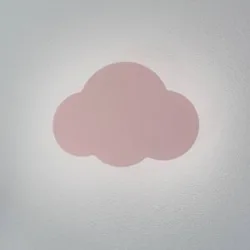 Wandleuchte Cloud, rosa, 38 cm breit, Metall, Wolke, G9 Cloud TK Lighting, dimmbar, violett / pink / rose, für Kinderzimmer, Metall, Junges Wohnen, Wandleuchte, Wandlampe Innen
