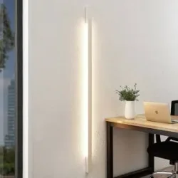 Wandlampe Ivano Arcchio, weiß / opal, für Flurbereich, Aluminium, Modern, LED Wandleuchte, Wandlampe Innen