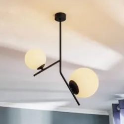 Hängelampe Dione ALDEX, dimmbar, schwarz, für Wohn- / Esszimmer, Metall, Modern, Pendelleuchte