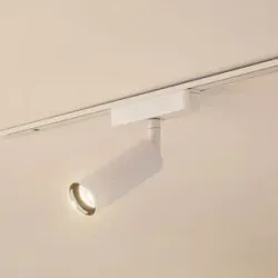 Lindby LED-Spot 48 V Lumaro, weiß, Ø 4 cm, Alu, dimmbar Lumaro 48V Lindby,, weiß / opal, für Wohn- / Esszimmer, Aluminium, Modern