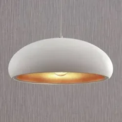 Hängelampe Gerwina Lindby, dimmbar, weiß / opal, für Wohn- / Esszimmer, Metall, Modern, Pendelleuchte