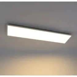 LED Deckenlampe Luay Lindby, dimmbar, weiß / opal, für Küche, Kunststoff, Modern, LED Deckenleuchte