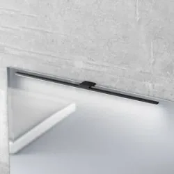 Wandlampe Triga MCJ, schwarz, für Badezimmer, Aluminium, Modern, Wandleuchte, Wandlampe Bad