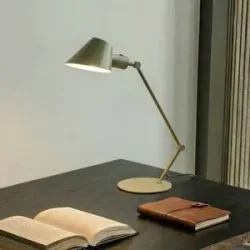 Schreibtischlampe Corali Lindby, grün, für Wohn- / Esszimmer, Metall, Modern, Tischlampe