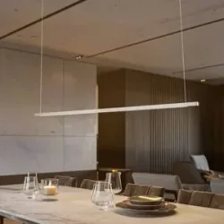 Hängelampe Talon Quitani, dimmbar, alu / grau / zink, für Küche, Aluminium, Modern