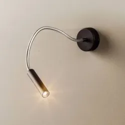 Wandlampe Flexa SOLLUX LIGHTING, schwarz, für Schlafzimmer, Metall, Modern, Wandleuchte, Wandlampe Innen