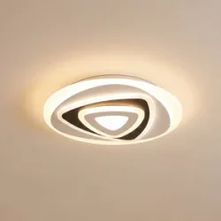LED Deckenlampe Rebeka Lindby, dimmbar, weiß / opal, für Wohn- / Esszimmer, Kunststoff, Modern, LED Deckenleuchte