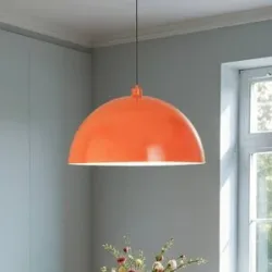 Hängelampe Kure Opviq, dimmbar, gelb / orange, für Küche, Metall, Modern, Pendelleuchte