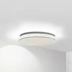 LED Deckenlampe Glamo Lindby, chrom / silber, für Badezimmer, Metall, Modern, LED Deckenleuchte