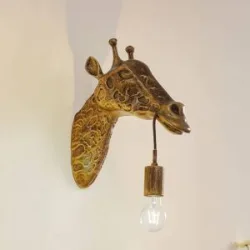 Wandlampe Nirvathia Lindby, dimmbar, messing / gold, für Wohn- / Esszimmer, Metall, Design, Wandleuchte, Wandlampe Innen