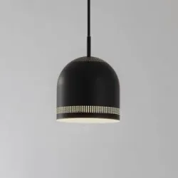Hängelampe Oura NOLA, dimmbar, schwarz, für Wohn- / Esszimmer, Metall, Skandinavisch, Pendelleuchte