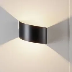 Wandlampe Vero EMIBIG LIGHTING, dimmbar, schwarz, für Wohn- / Esszimmer, Metall, Modern, Wandleuchte, Wandlampe Innen