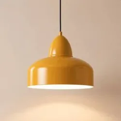 Hängelampe Mille ALDEX, dimmbar, gelb / orange, für Wohn- / Esszimmer, Metall, Industrielles Design, Pendelleuchte