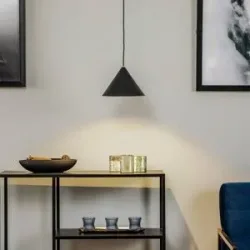 Euluna Hängelampe Zenith S Nowodvorski Lighting, dimmbar, schwarz, für Wohn- / Esszimmer, Metall, Modern, Pendelleuchte