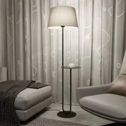 Stehlampe Hotel EMIBIG LIGHTING, schwarz, für Wohn- / Esszimmer, Metall, Modern, Stehlampe