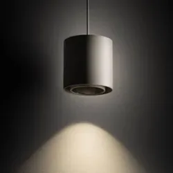 Euluna Hängelampe Point Duo Nowodvorski Lighting, dimmbar, alu / grau / zink, für Wohn- / Esszimmer, Metall, Modern, Pendelleuchte