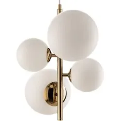 Hängelampe Dione ALDEX, dimmbar, messing / gold, für Wohn- / Esszimmer, Glas, Modern, Pendelleuchte