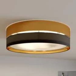 Deckenlampe Hilton TK Lighting, dimmbar, schwarz, für Wohn- / Esszimmer, Metall, Modern, Deckenlampe