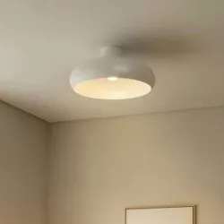 Deckenlampe Elover Lindby, dimmbar, creme / amber, für Wohn- / Esszimmer, Metall, Modern, Deckenlampe