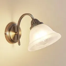 Wandlampe MIALINA Lindby, dimmbar, bronze / altmessing, für Wohn- / Esszimmer, Wandleuchte, Wandlampe Innen