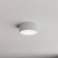 Deckenlampe mit Bewegungsmelder Cleo 200 TEMAR LIGHTING, dimmbar, alu / grau / zink, für Wohn- / Esszimmer, Metall, Modern, Deckenlampe mit Sensor